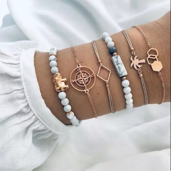Jewelry - 6pc. Bohemian Bracelet set